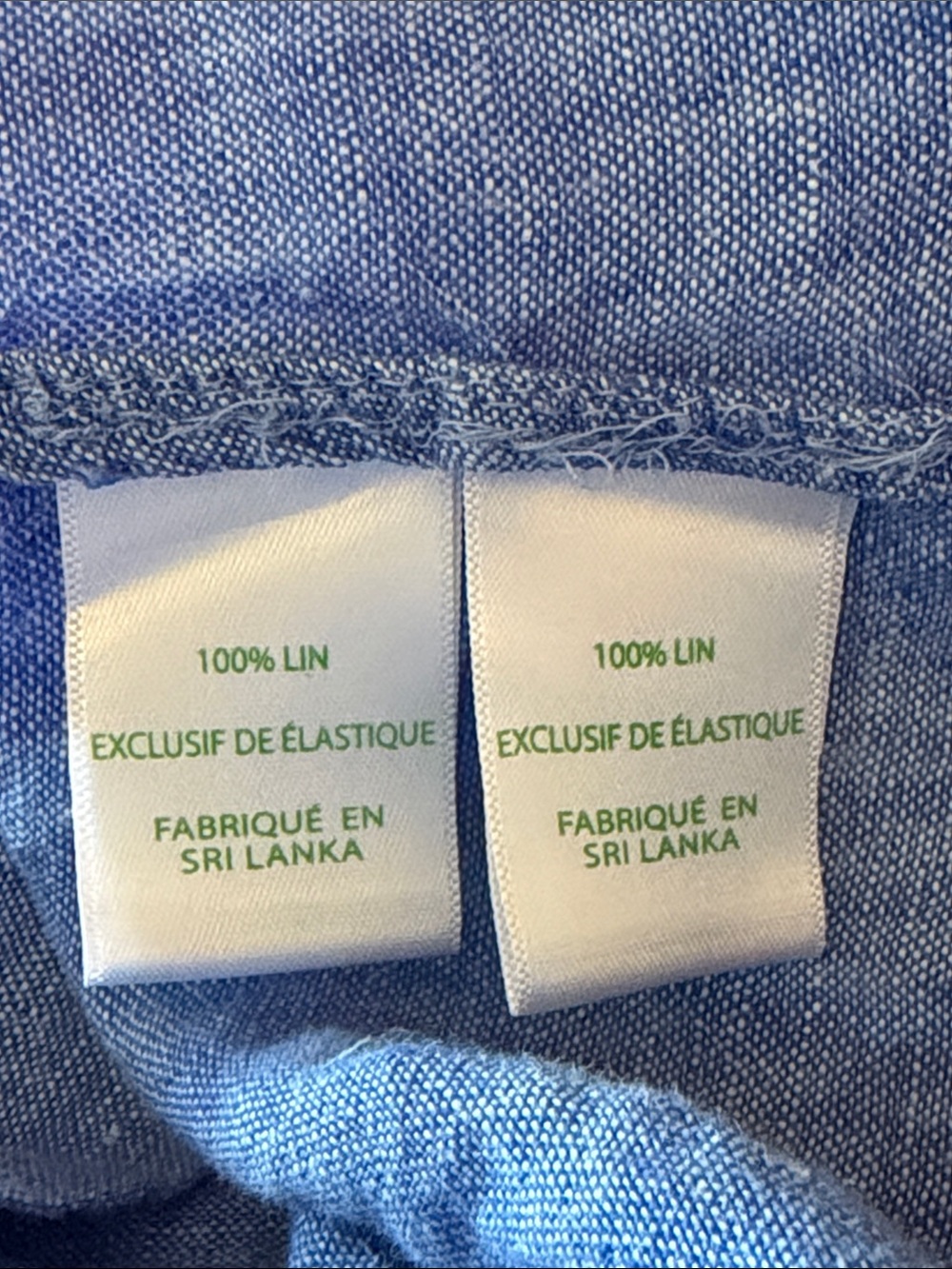 Lilly Pulitzer Mialeigh Linen Tunic Top Size 12 Puff Sleeve Beckon Blue EUC - Picture 7 of 9